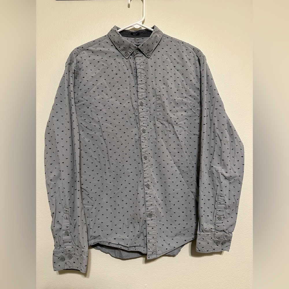 Artistry in Motion long sleeve button down cotton shirt size large